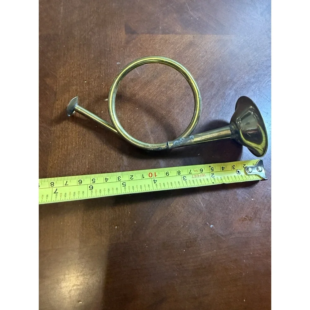 Vintage Brass Bugle Horn Military Hunting Hanging Decoration‎ - India